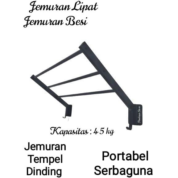 Jemuran Baju / Jemuran Dinding Jemuran Lipat Jemuran Besi Anti Karat