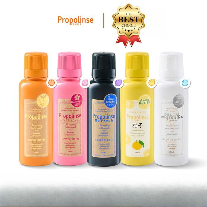 Propolinse Original Orange Mouthwash Travel Size 150Ml - Obat Kumur