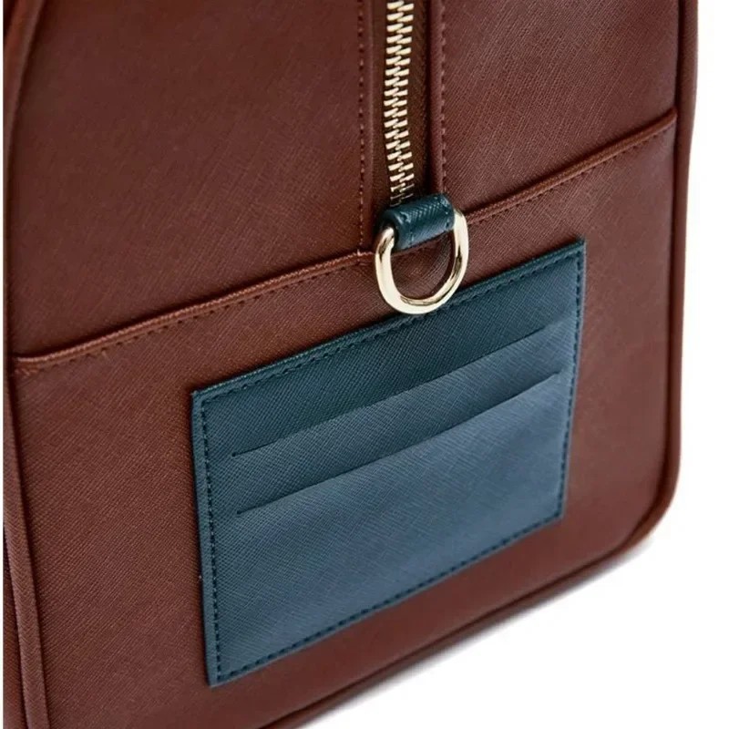 KPOP Boys Boston Bag Unisex Mute Crossbody Bags V Design Handbag Large Capacity Shoulder Bags with