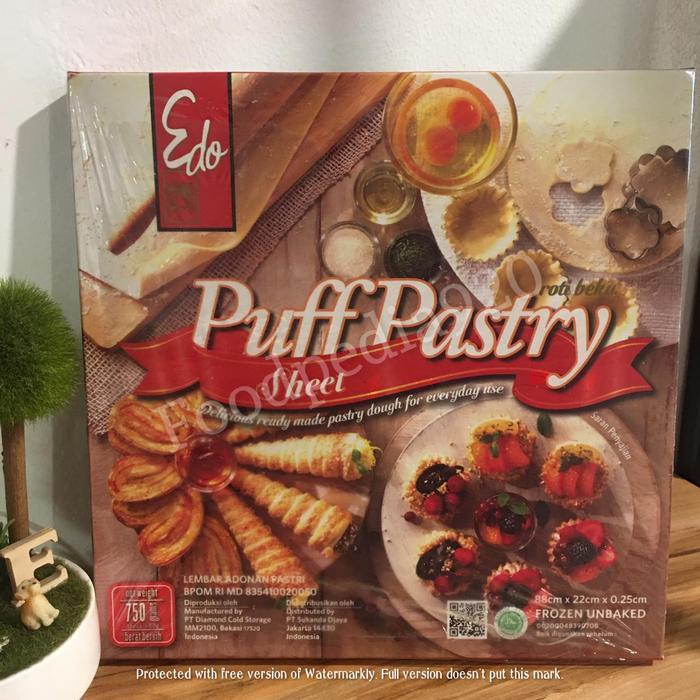 "New" puff pastry sheet edo / kulit adonan / puff pastry / kulit zuppa