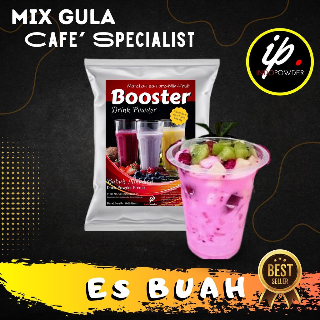 IP Tangsel - Bubuk Minuman Rasa ES BUAH 1Kg Untuk Cafe, Resto & Usaha Minuman
