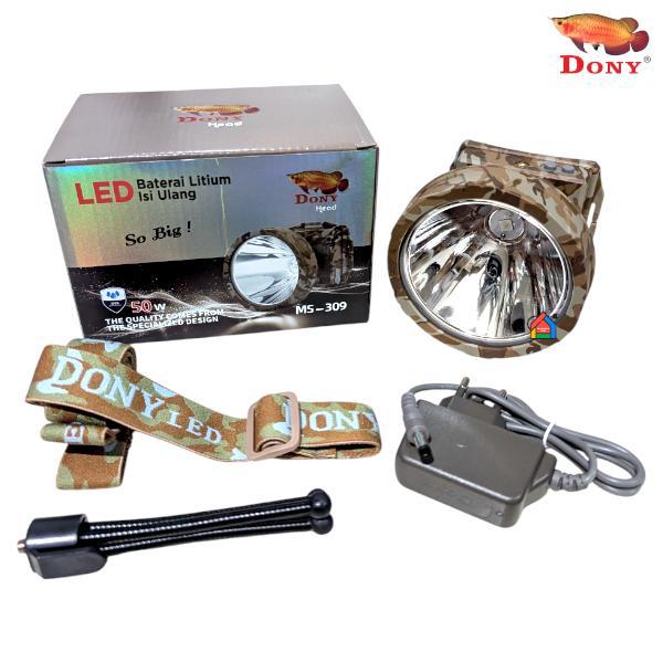 Senter Kepala Dony MS-309 SO BIG (50 Watt) / Dony Senter Kepala MS309 / MS 309 (Gratis Tripod)