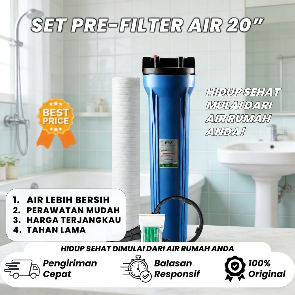 HOUSING FILTER AIR  20" + Filter PPF 5 Micron