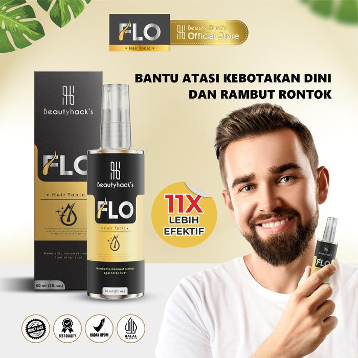 FLO HAIR TONIC MENUMBUHKAN RAMBUT KEBOTAKAN DINI BPOM