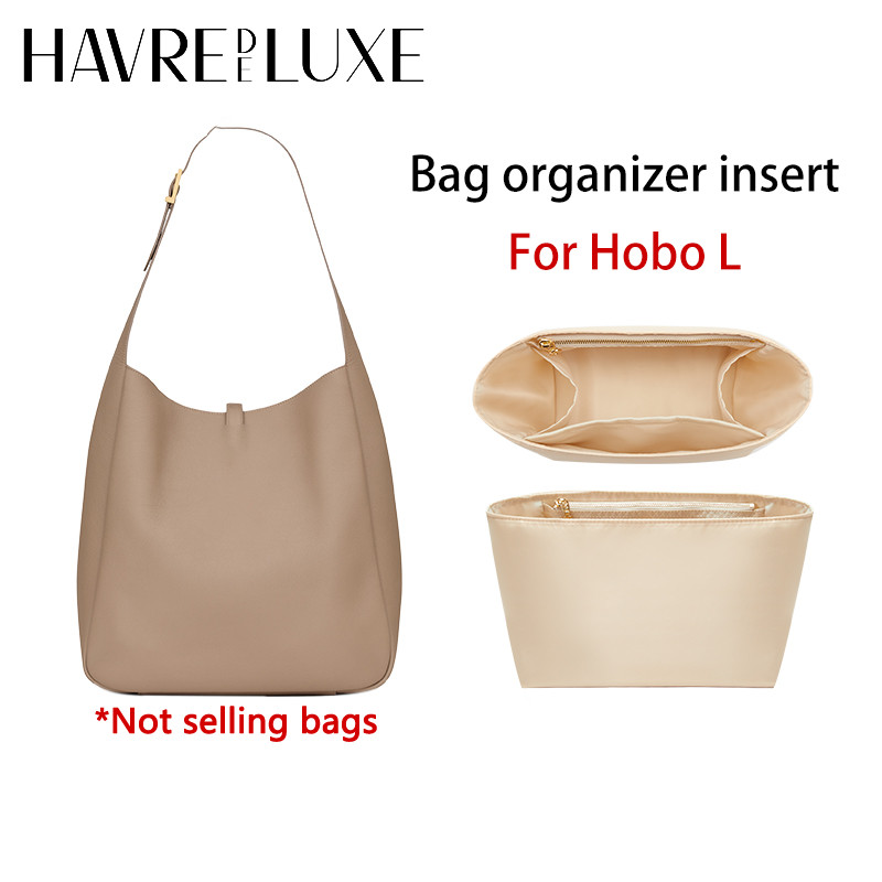 Bag organizer insert for YSL hobo L nylon storage durable bag support storage inner modification bag