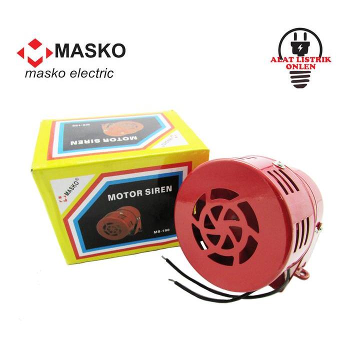 Mini Alarm Sirine Ms-190 220Vac Masko Sirin Bel Bell Ms 190 Ms190 Baby Co