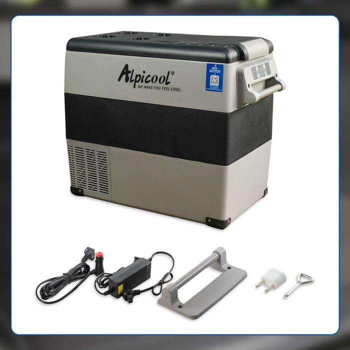 KULKAS MINI PORTABLE MOBIL MINI FRIDGE FREEZER 60 LITER