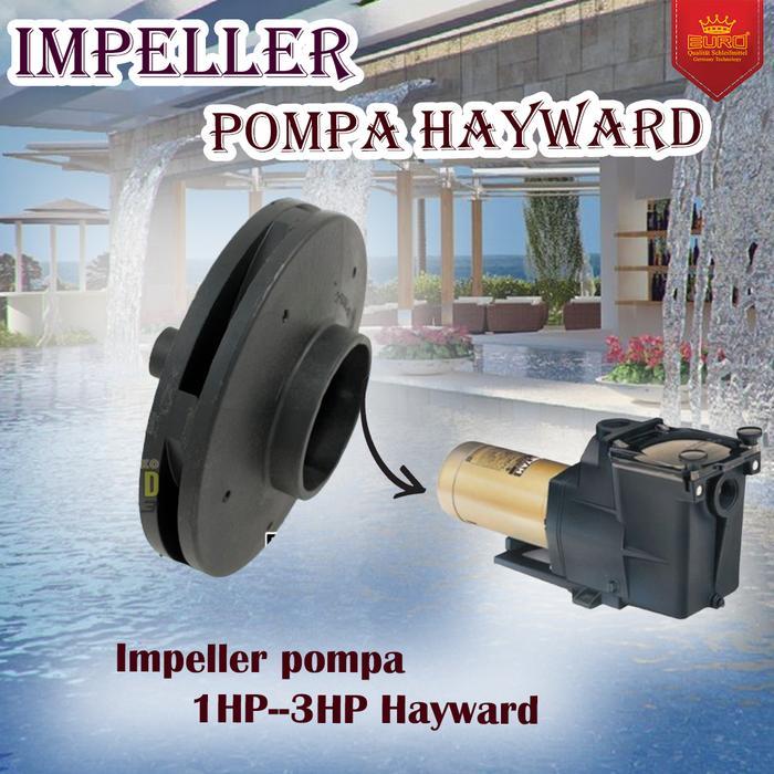 Impeller Pompa Kolam Renang Hayward 2 Hp & 3 Hp Sparepart Pompa Kolam Renang