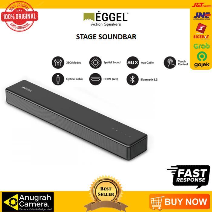 Eggel Stage SoundBar / Sound Bar with Built-In Woofer