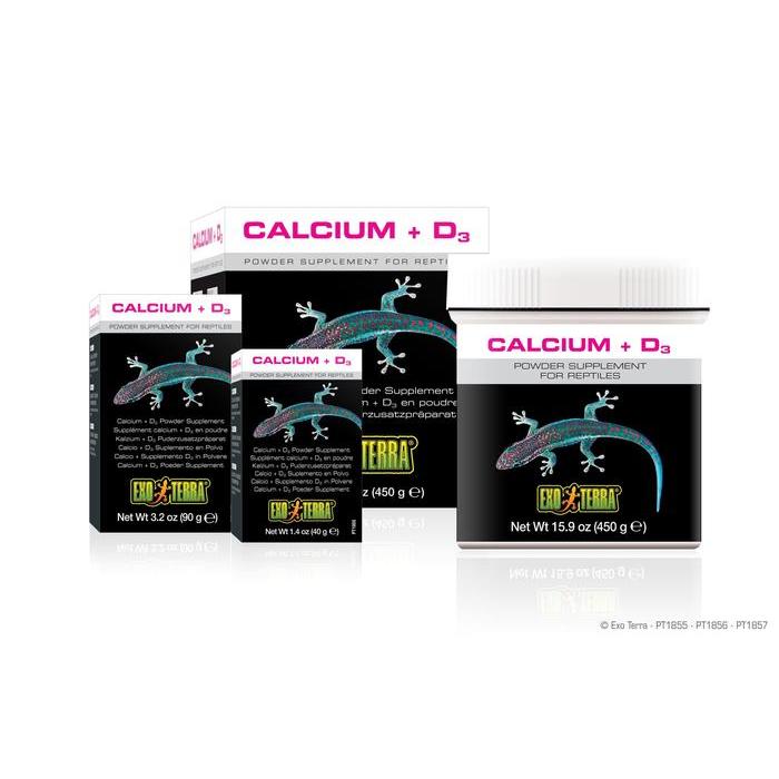CALCIUM D3 POWDER EXOTERRA 40GR - CALCIUM EXOTERRA D3 40 GR