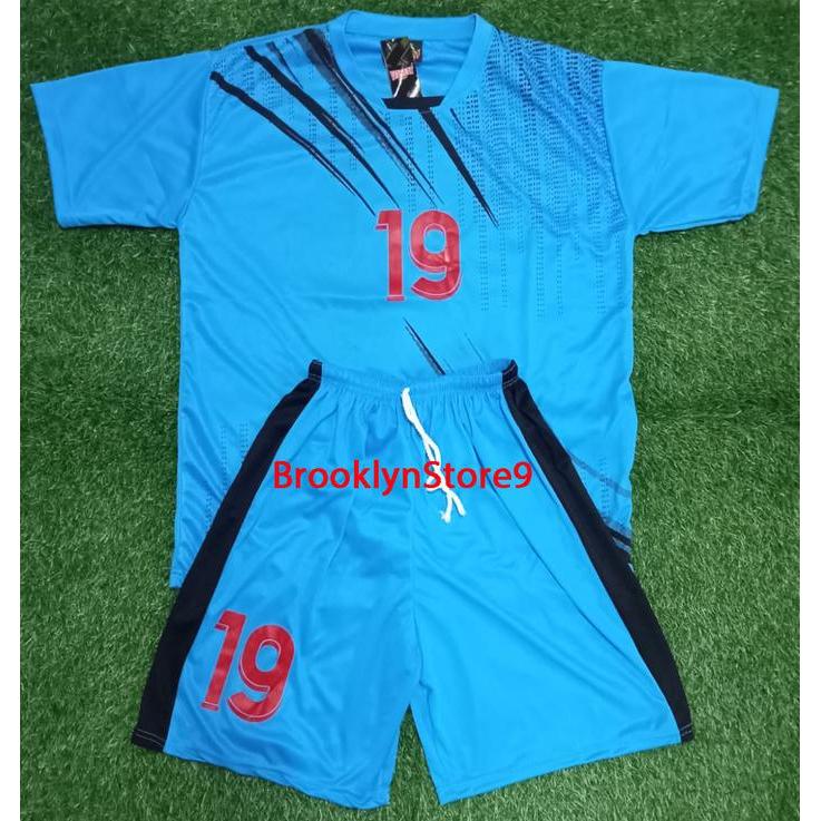 SETELAN BOLA JERSEY BAJU KAOS BOLA SERAGAM FUTSAL TIM 18 PCS DEWASA Sport