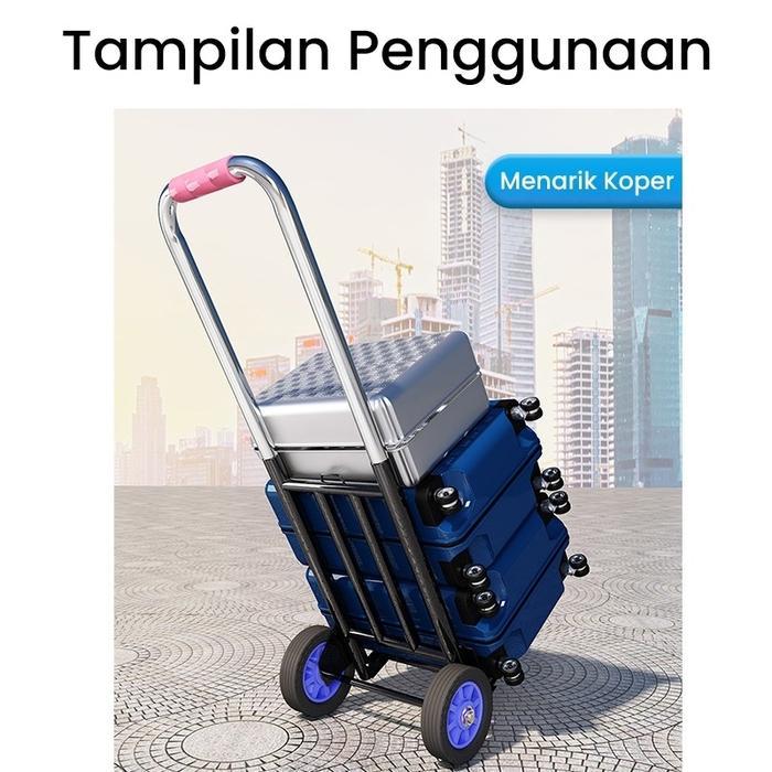 Trolley Besi Lipat /Trolley Lipat Bahan Besi /Trolley/ Troli /Troly /Trolley Barang Serbaguna Beli
