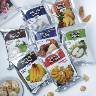 Aneka Keripik Buah Khas Malang 100G Keripik Buah Malang Cemilan Buah Kering Snack Kiloan