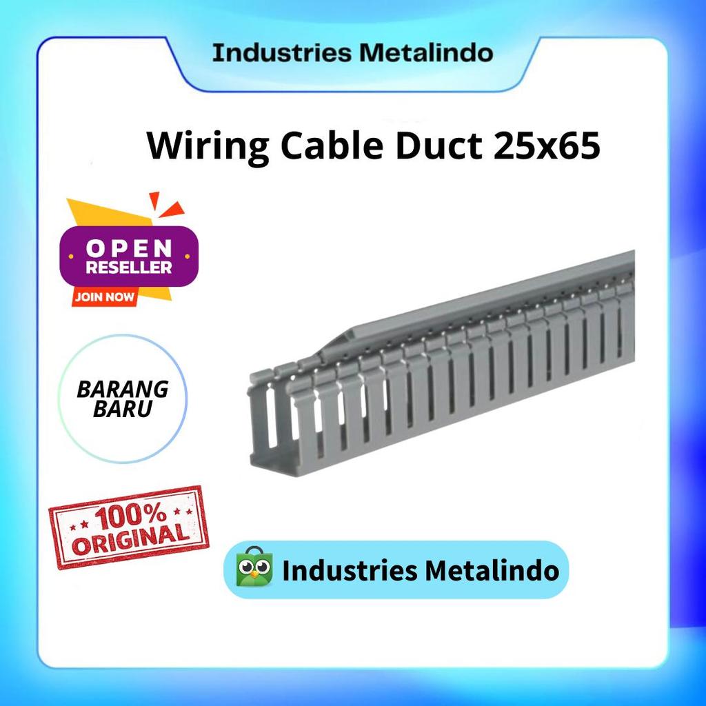 Wiring Cable Duct 25×65, Cable Duct PVC 25x65, Duct Kabel Panel, Wiring Duct Slotted, Panel Wiring C