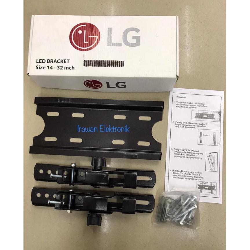 Lg Bracket Tv 14- 32 Inch 21- 43 Inch Breket Dinding Led Tv Promo