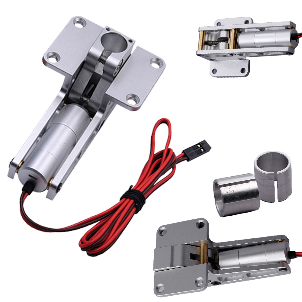 Diskon 7-8KG 90-120mm  ER-120 Alloy CNC Electric Retracts Gear JP Hobby Full Metal For  RC Plane Mod