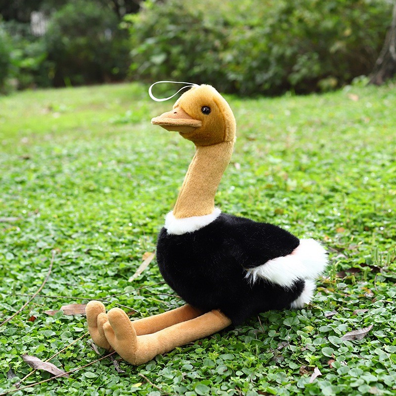 1pc 40/50cm Simulation Ostrich Plush Toy Stuffed Lifelike Animal Doll Soft Bird Pillow Cute Gift for