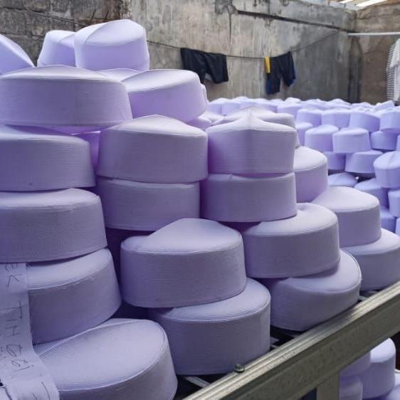 Peci Batok Tinggi 8 Peci Putih Polos Peci Kalbut Peci Haji Polos Kopian Putih Muslim Kopiah Songkok