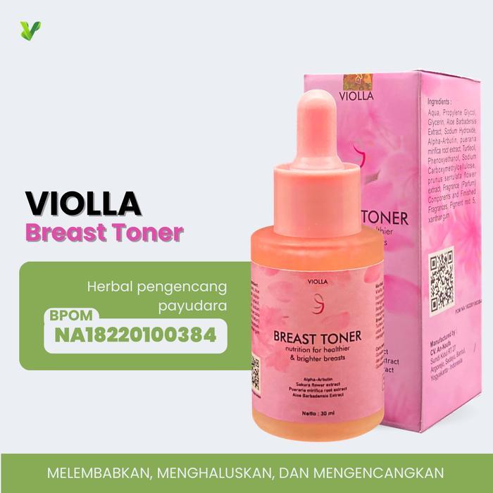 Verba Violla Breast Toner Serum Pembesar Dan Pengencang Payudara Original Bpom