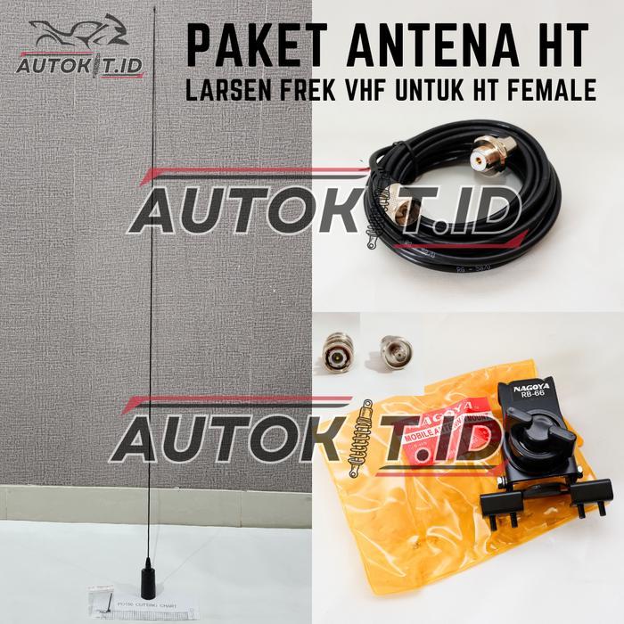 PAKET ANTENA LARSEN UNTUK HT FREK VHF PAKET LARSEN MOBIL HT