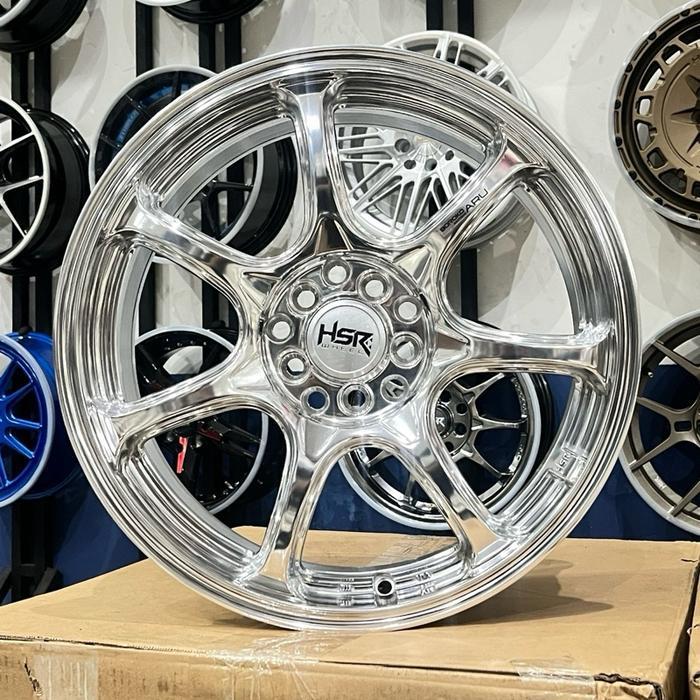 Velg New Veloz Xenia Sienta PCD 5x100 & 5x114 Ring 17 Inci Warna High Polished Tipe ARU TC10 HSR