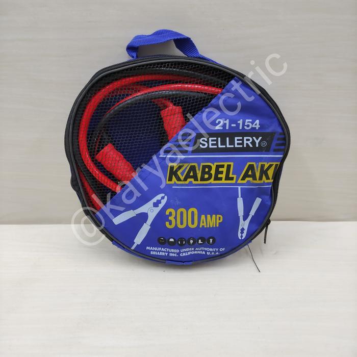 Kabel Jumper Aki Mobil 300A Sellery 21-154 Booster Cable Jemper Aki