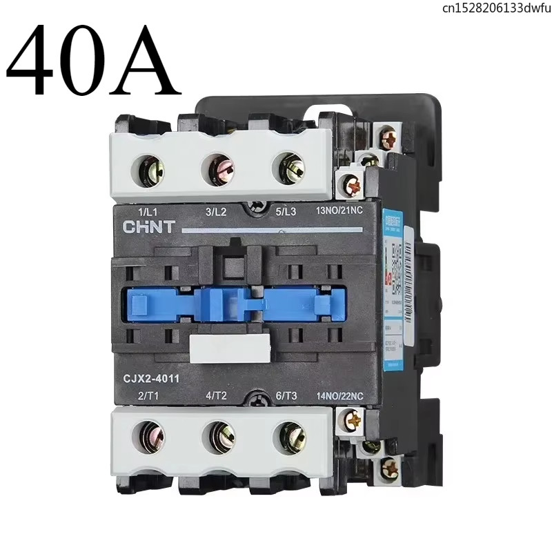 PROMO HARI INI CHNT CHINT CJX2-4011 CJX2 LC1 Series 40A Contactor Magnetic AC Contactor AC380V 220V