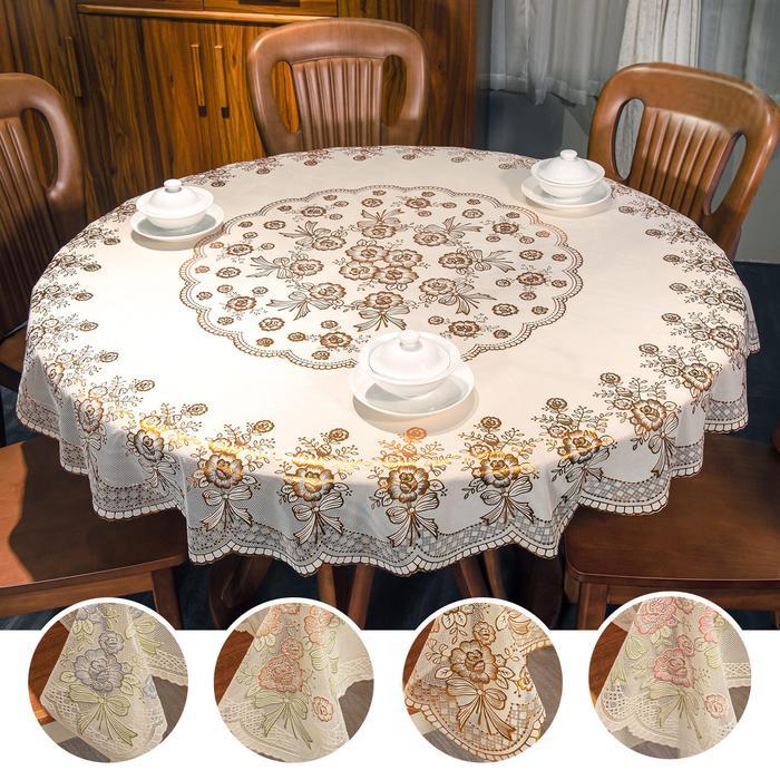 Taplak Meja Bundar Bulat Diameter 150Cm / Taplak Meja Bundar Diameter 180Cm / Bahan Pvc Berkualitas