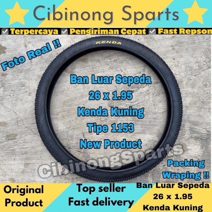 Stok Baru Ban Sepeda Ban Luar Sepeda Kenda 26 x 1.95 Sepeda Federal MTB Gunung
