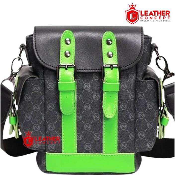 Aerostreet - Leather Concept Dominic Tas Selempang Pria Kulit Tas Kulit Pria Kecil Tas Jalan Pria