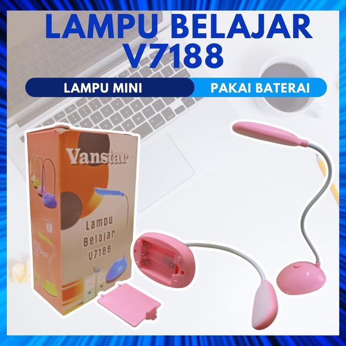 "New" LAMPU BELAJAR V-7188 / LAMPU BELAJAR MINI DESK / LAMPU BELAJAR / LAMPU BELAJAR ANAK / LAMPU
