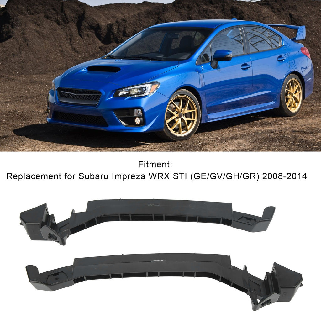 Front Left Right Side Bumper Bracket Set 57707FG122 Replacement for Subaru Impreza WRX STI 2008‑2014