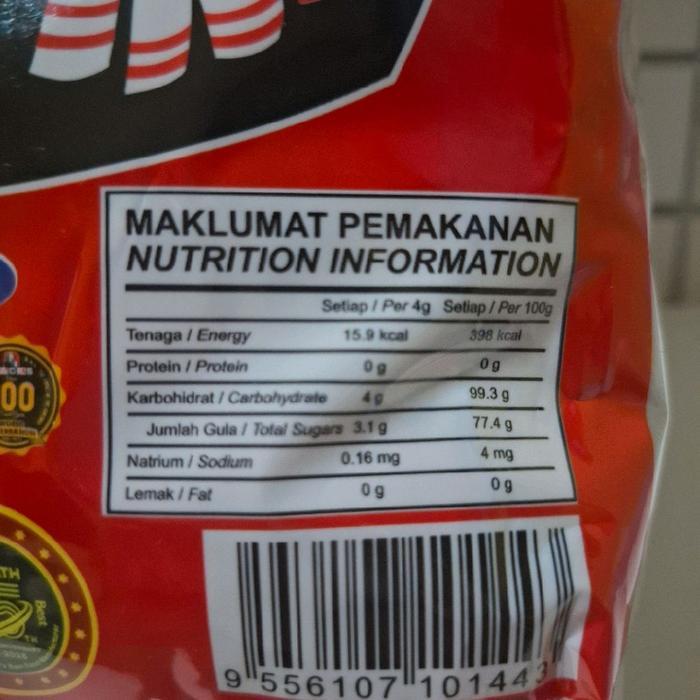 HACKS PERMEN PELEGA TENGGOROKAN RASA ORIGINAL 1800 GRAM CANDY