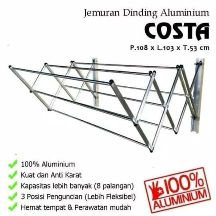 JEMURAN DINDING ALUMINIUM COSTA (BINA KARYA)