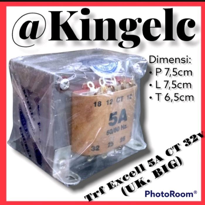 Trafo Excell 5A Ct 32 (Uk.Big) Murni