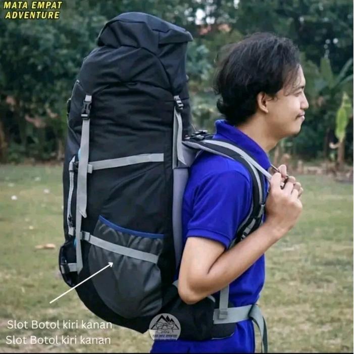 Eiger - Tas Ransel Gunung 60Liter Fiber&Besi / Tas Gunung Traveling / Tas Hiking