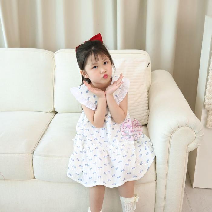 Premium Owlet - Loppy Dress - Dress Anak Perempuan - Dress Sailor - Dress Lucu Anak - Dress Fashoin