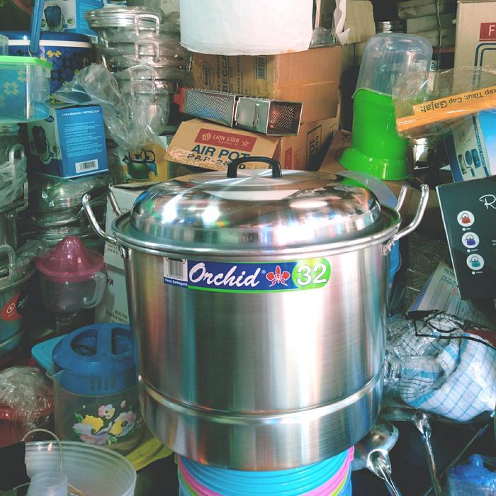 Hot Sale Orchid Panci Langseng Kukus No 32 Panci Sarangan Masak Nasi Sg Orchid 32