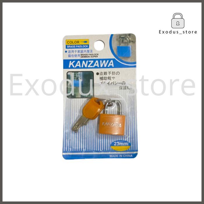 PERLENGKAPAN KOPER GEMBOK KOPER KECIL MINI TAS KANZAWA 23 MM RINGAN DAN KUAT