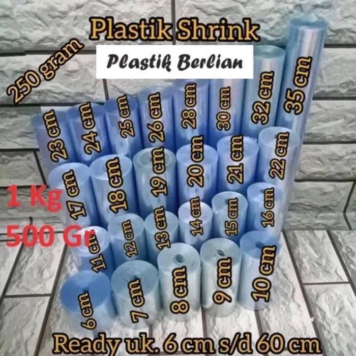 Plastik segel shrink / Plastik parcel / Pvc shrink / Plastik segel 500 GRAM