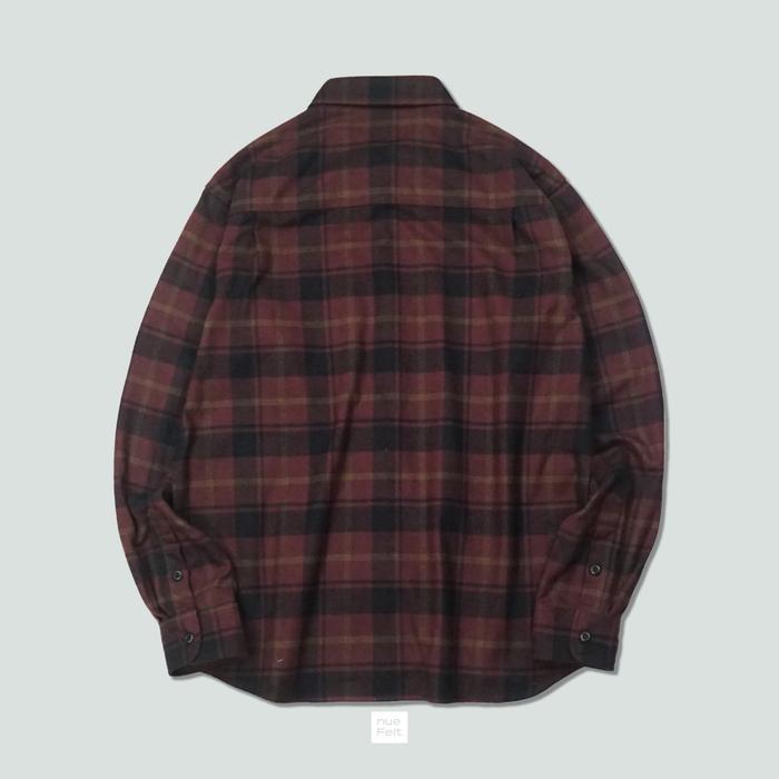 ASLI NUEFELT Kemeja Flanel Pria Lengan Panjang Okayama READY STOCK