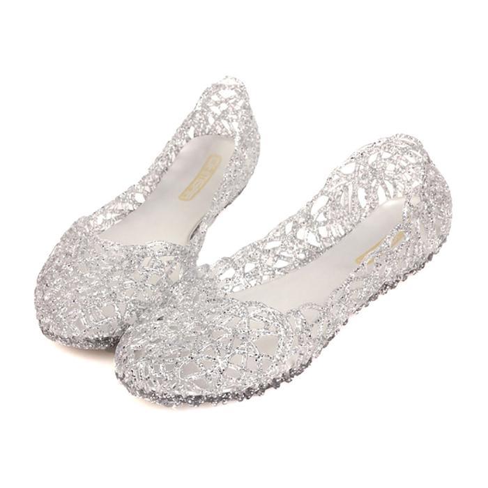 SIAPKIRIM VEBLEN Sepatu Tari Flat Shoes Bahan Karet Jelly Wanita Cewek Perempuan Anti Korea Style