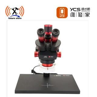 YCS MICROSCOPE 6558X TRINOCULAR BASE VERSION ORIGINAL ( FREE LAMPU + CTV ) - MIKROSKOP TEKNISI