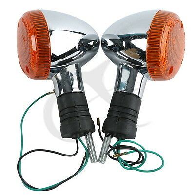 MOTORCYCLE FRONT REAR CHROME TURN SIGNAL FOR HONDA STEED600 VT400 VT600 VT750 VT1100 VT 400 BLINKER