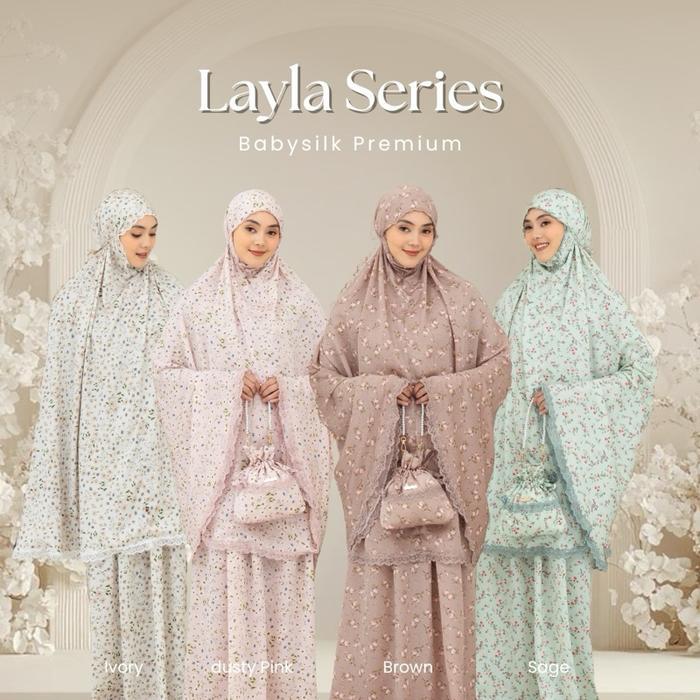 mukena dewasa - mukena layla series (New Motif)