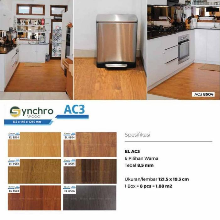 Hot Sale Sale Parket Lantai Anti Rayap / Parket Synchrowood Ac 3 Untuk Apartemen / Parket