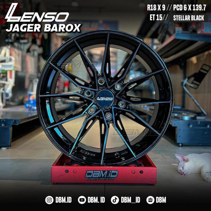 Velg Lenso Jager Barox R18 18X9 6X139,7 ET 15 Stellar Black
