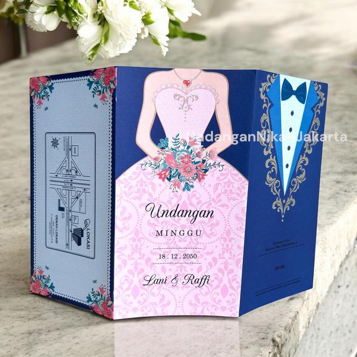 Blangko Undangan Kosong Pernikahan Erba Kartu BLANKO Simple 88196