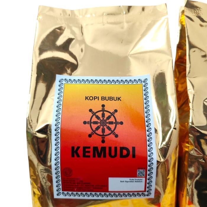 "New" Kopi Bubuk Kemudi 500g / 1000g / 1,5kg dan 6 kg - Kopi Hitam Bubuk Kemudi Coffee Robusta
