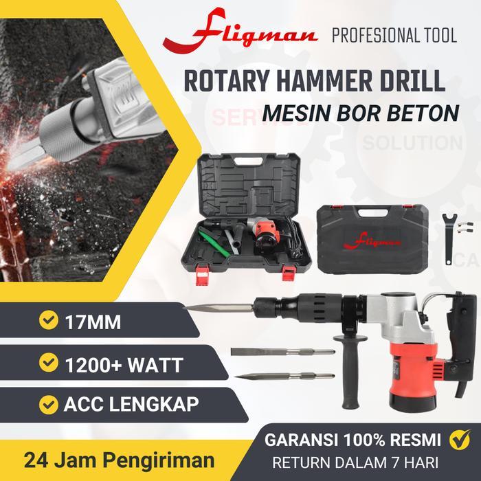 Orion Modern - Rotary Drill Hammer Mesin Bor Bobok Beton 17Mm